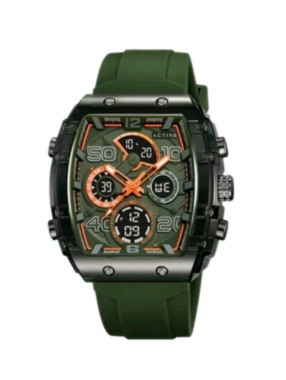 Activa X Invicta Digital Essentials Men's Watch - 45mm. Army Green (ACW8109-004)